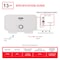 Atmor 13kW/240V Electric Tankless Water Heater Includes Pressure Relief Device, Ideal for a Full Bathroom AT-800-13 - alternate 5